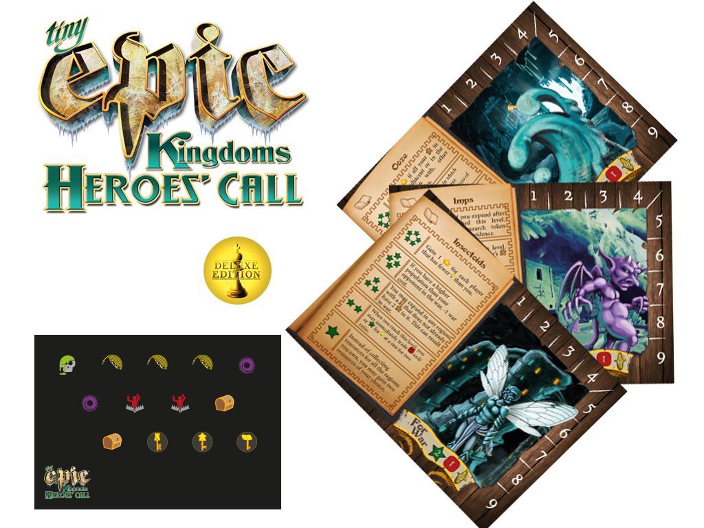 Tiny Epic Kingdoms: Heroes' Call – Deluxe Promo Pack and Mini Expansion