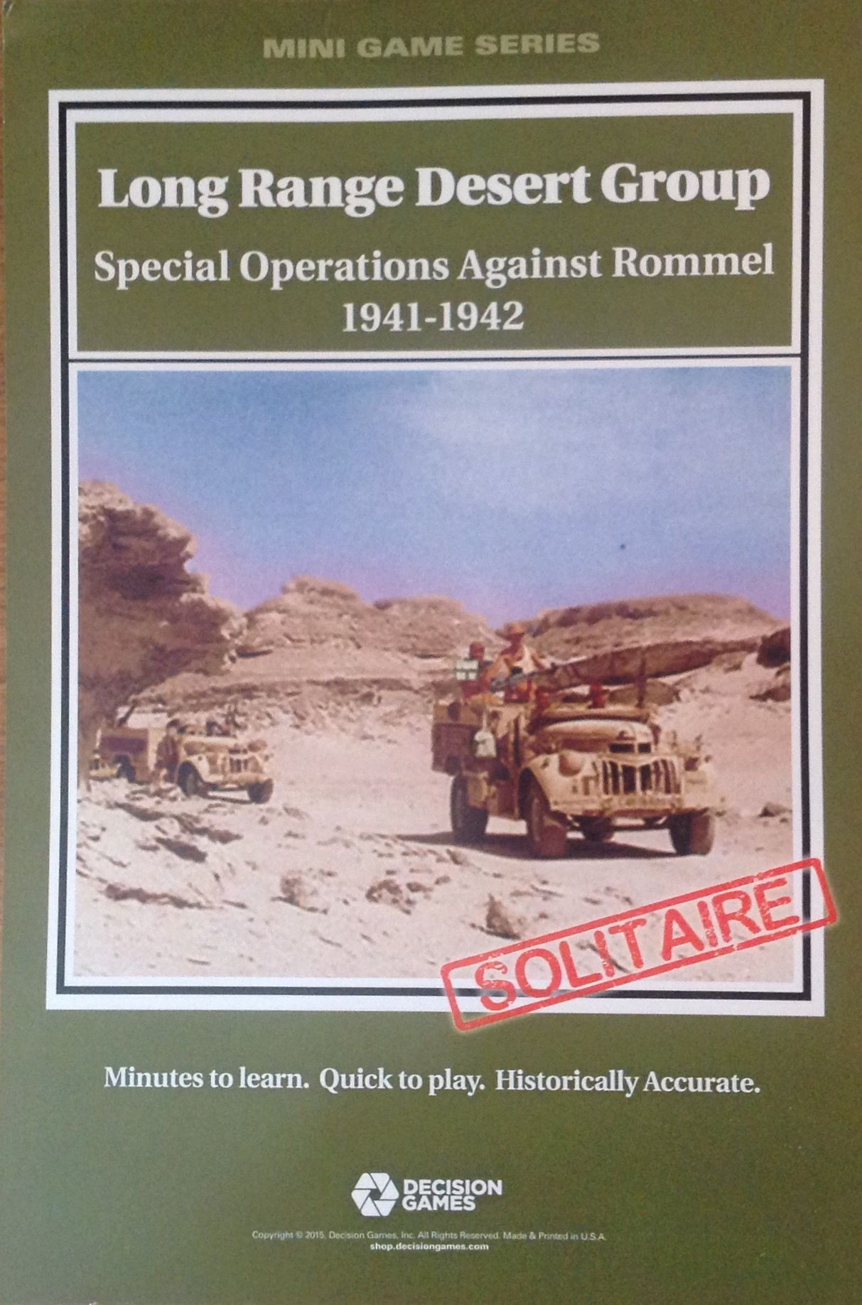 Long Range Desert Group: Special Operations Against Rommel 1941-1942