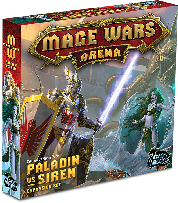 Mage Wars Arena: Paladin vs Siren Expansion Set