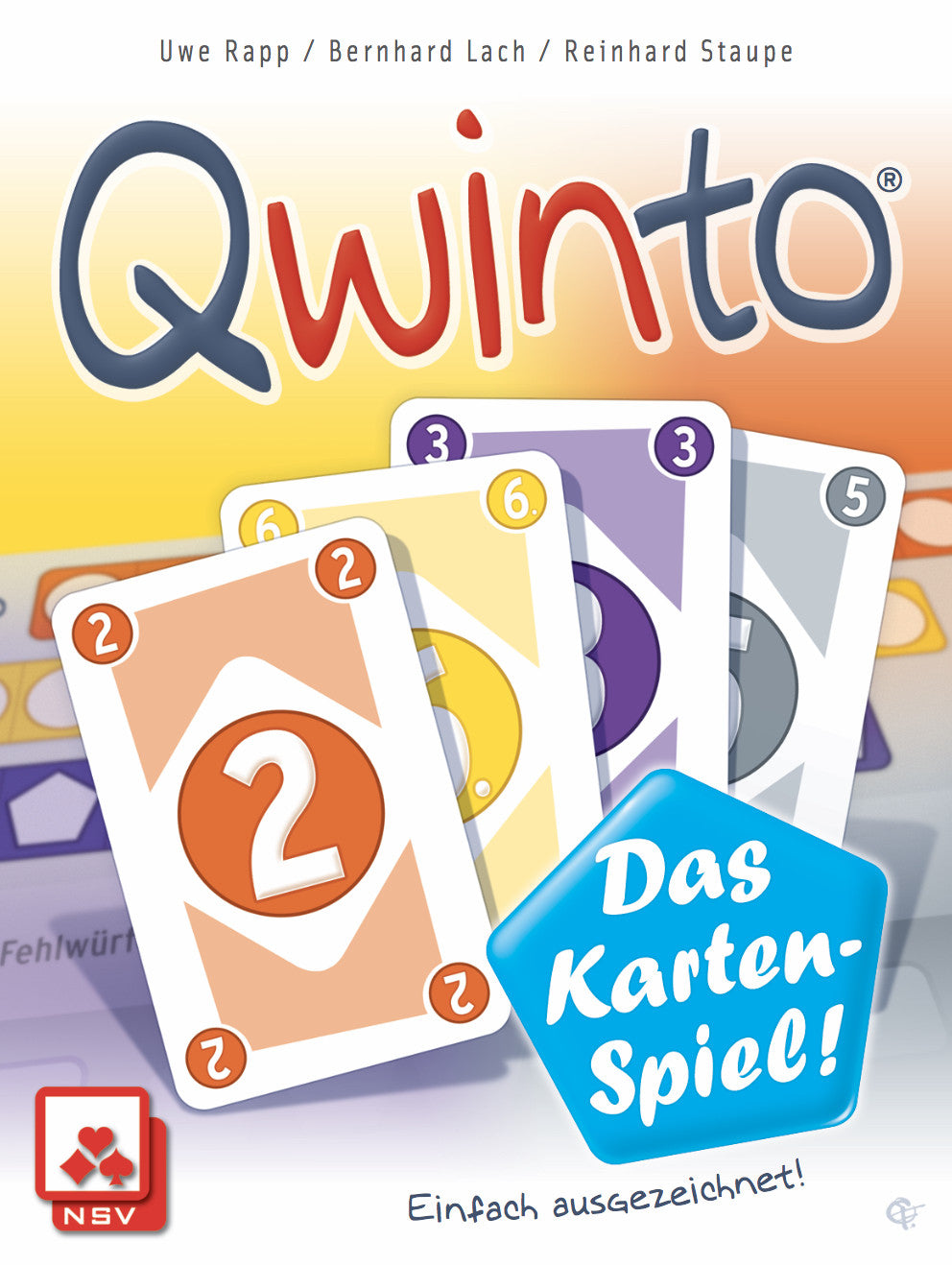 Qwinto: Das Kartenspiel (German Import)