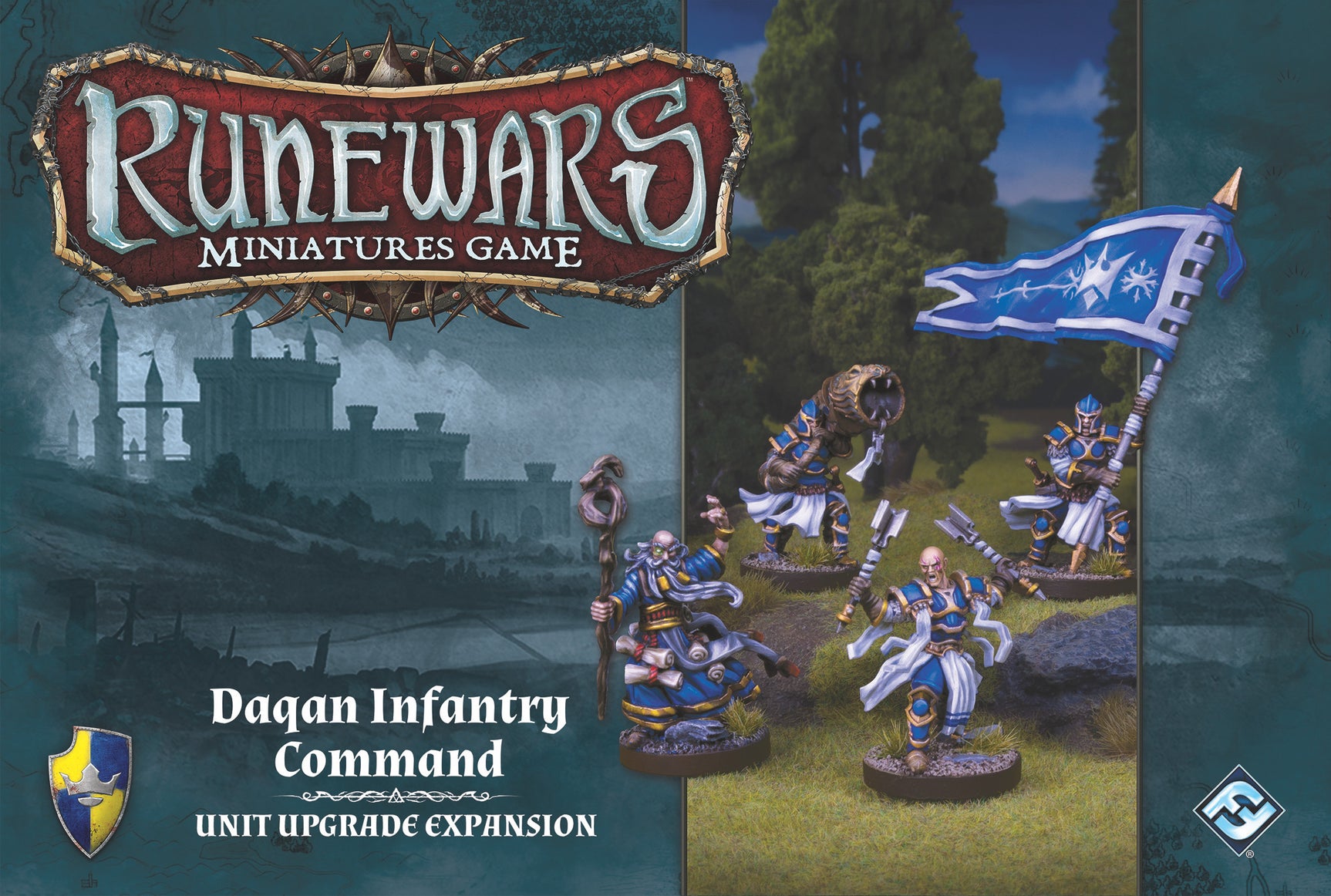 Runewars Miniatures Game: Daqan Infantry Command - Unit Upgrade Expansion