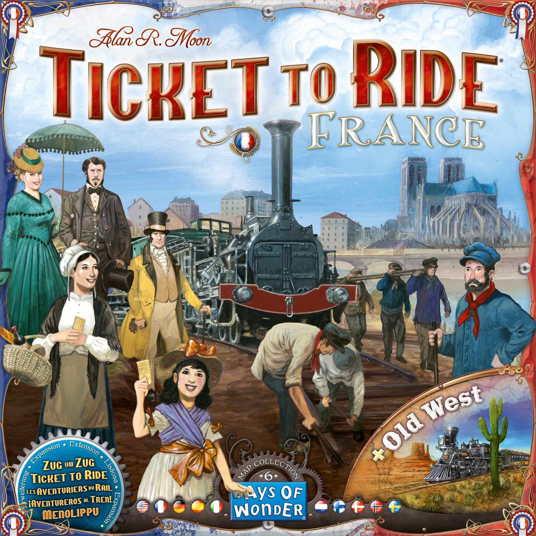 Ticket to Ride Map Collection: Volume 6 - France & Old West