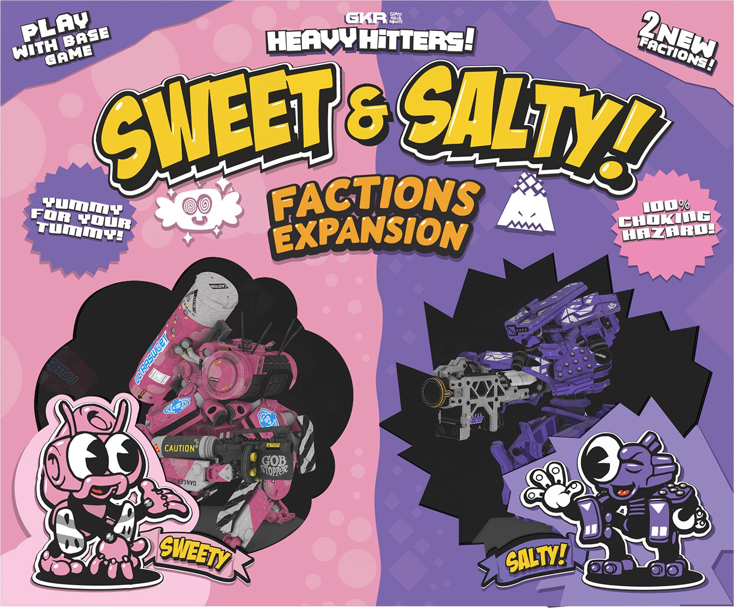 GKR: Heavy Hitters - Sweet & Salty Factions Expansion