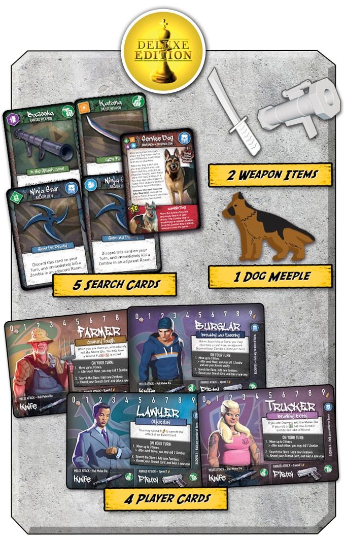 Tiny Epic Zombies: Kickstarter Deluxe Promo Pack