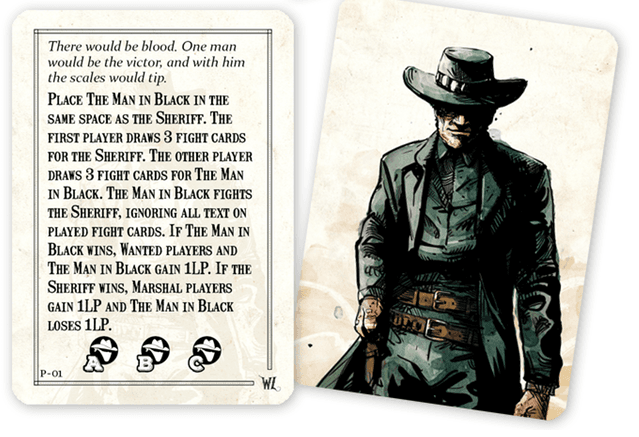 Western Legends: Man in Black Promo Card