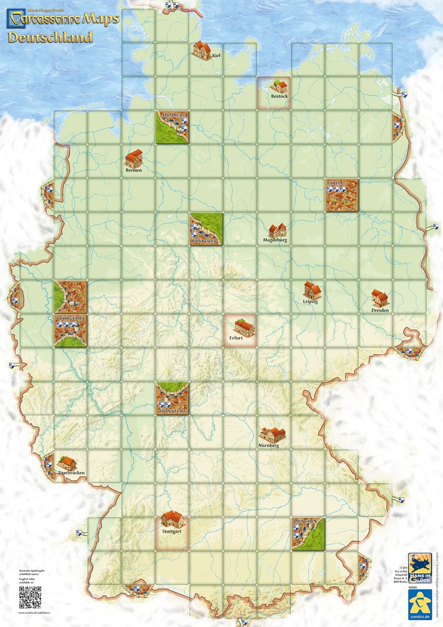 Carcassonne Maps: Deutschland (Import)