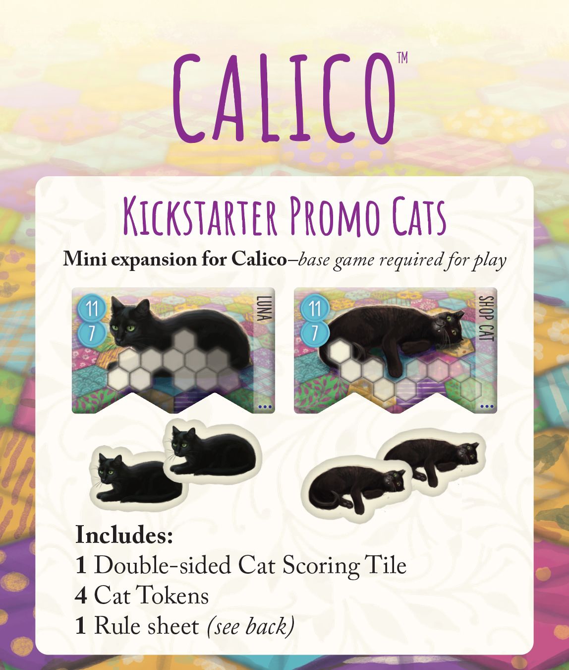 Calico: Kickstarter Promo Cats