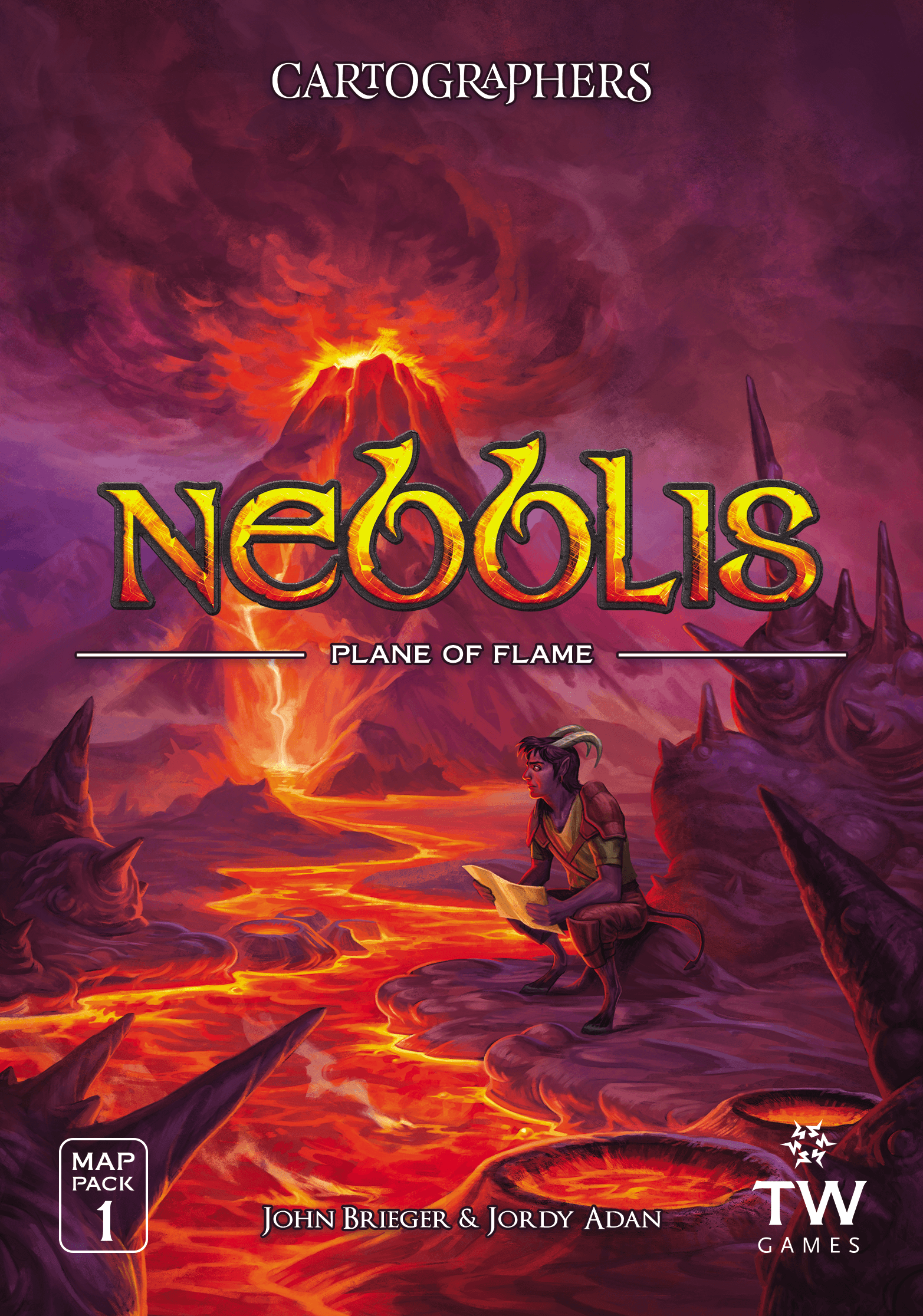 Cartographers Map Pack 1: Nebblis – Plane of Flame