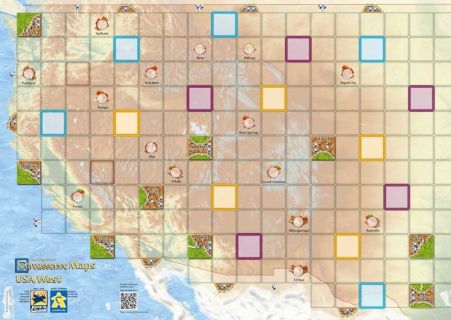 Carcassonne Maps: USA West (Import)