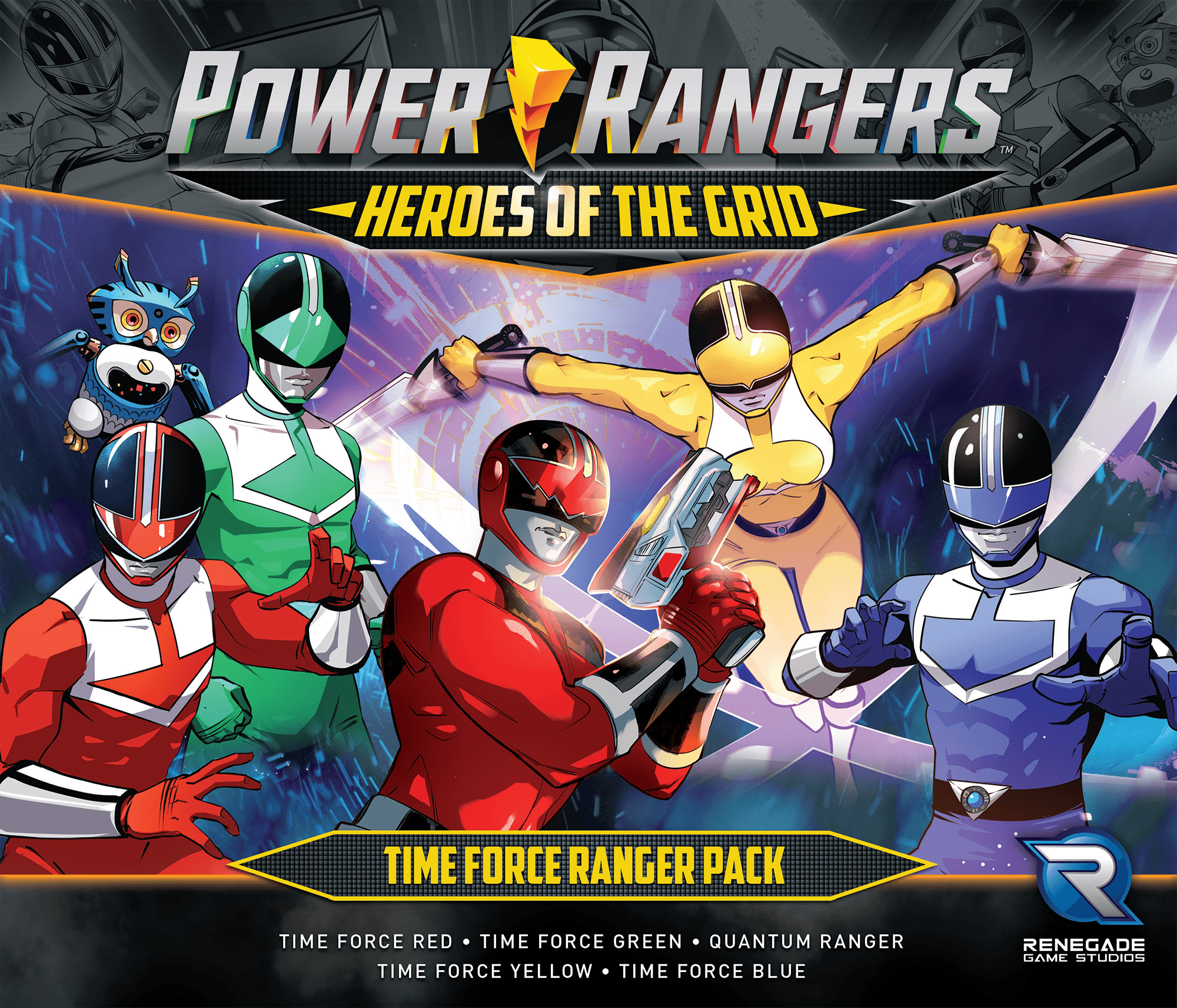 Power Rangers: Heroes of the Grid – Time Force Ranger Pack – Board Game  Bliss