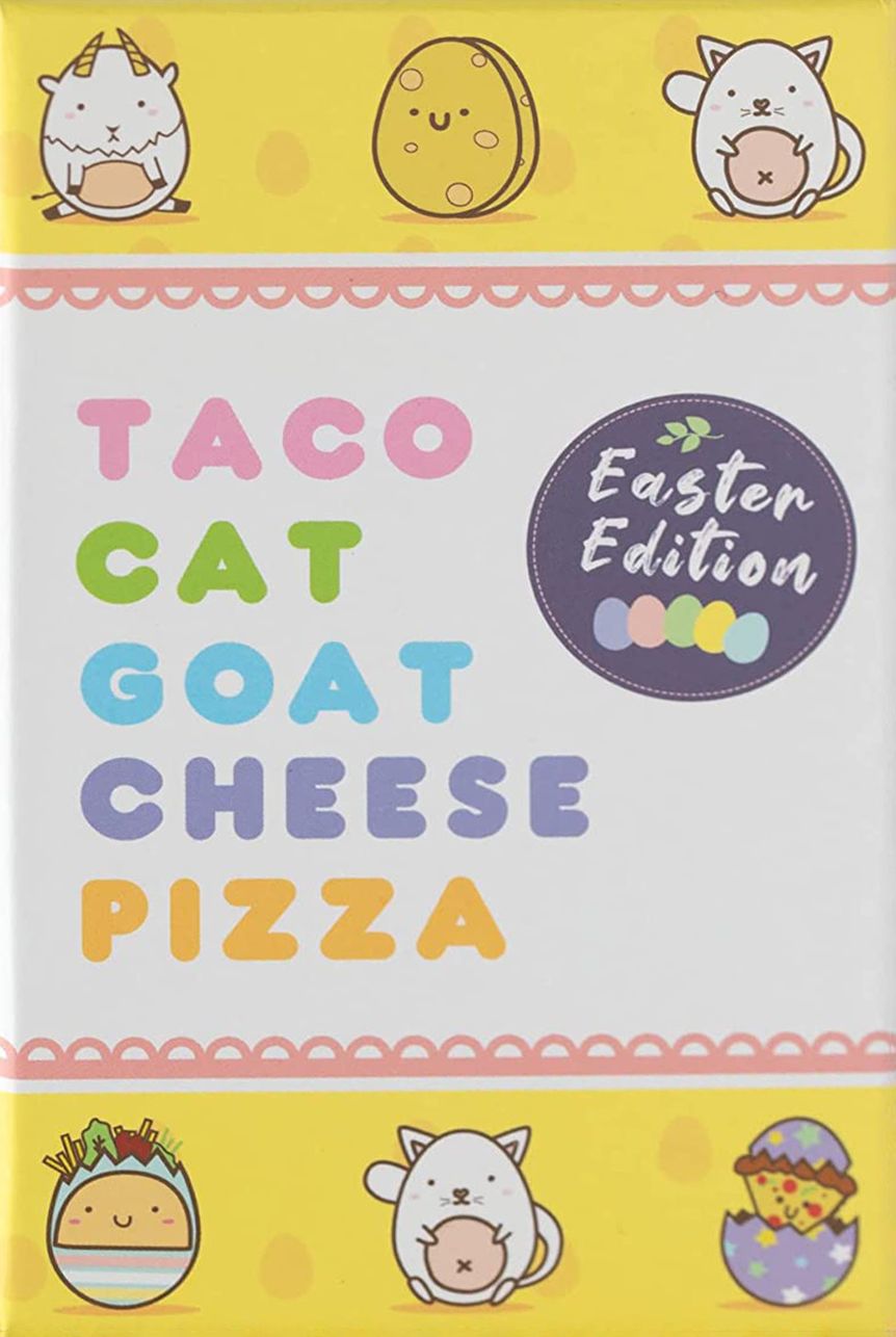 Taco Cat Goat Cheese Pizza: Easter Edition