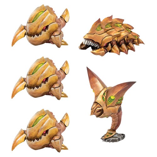 Monsterpocalypse Miniatures Game: Planet Eaters Unit - Chompers, Destructomite, & Explodohawk