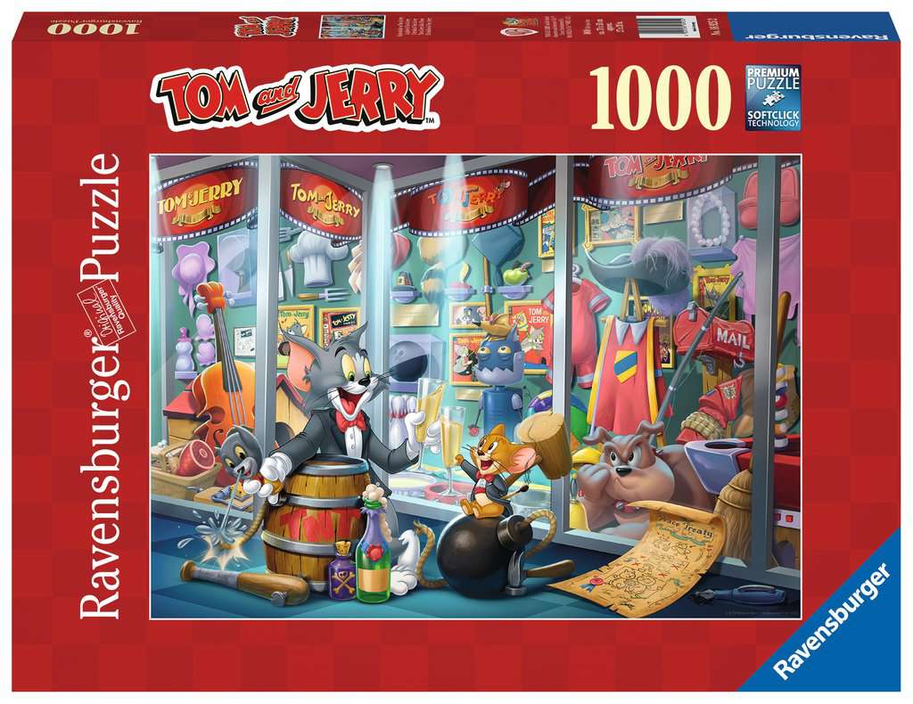 Puzzle - Ravensburger - Tom & Jerry: Hall of Fame (1000 Pieces)