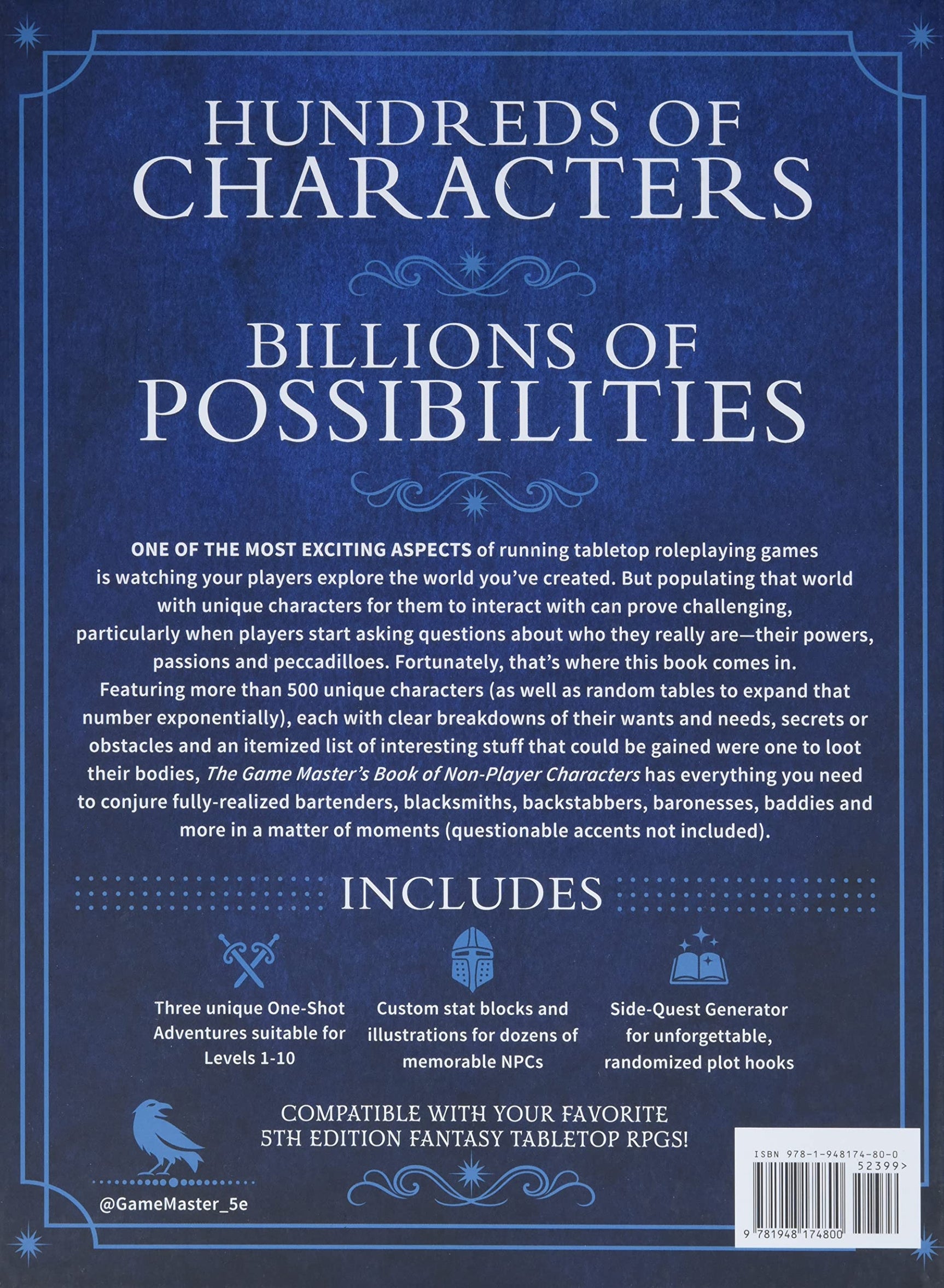 The Game Master's Book Of Non Player Characters