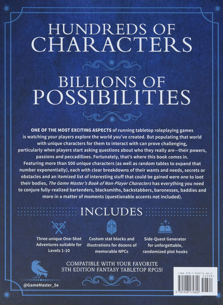 The Game Master's Book Of Non Player Characters