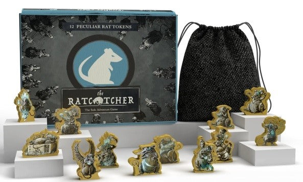 The Ratcatcher: Solo Adventure - 12 Peculiar Rat Tokens