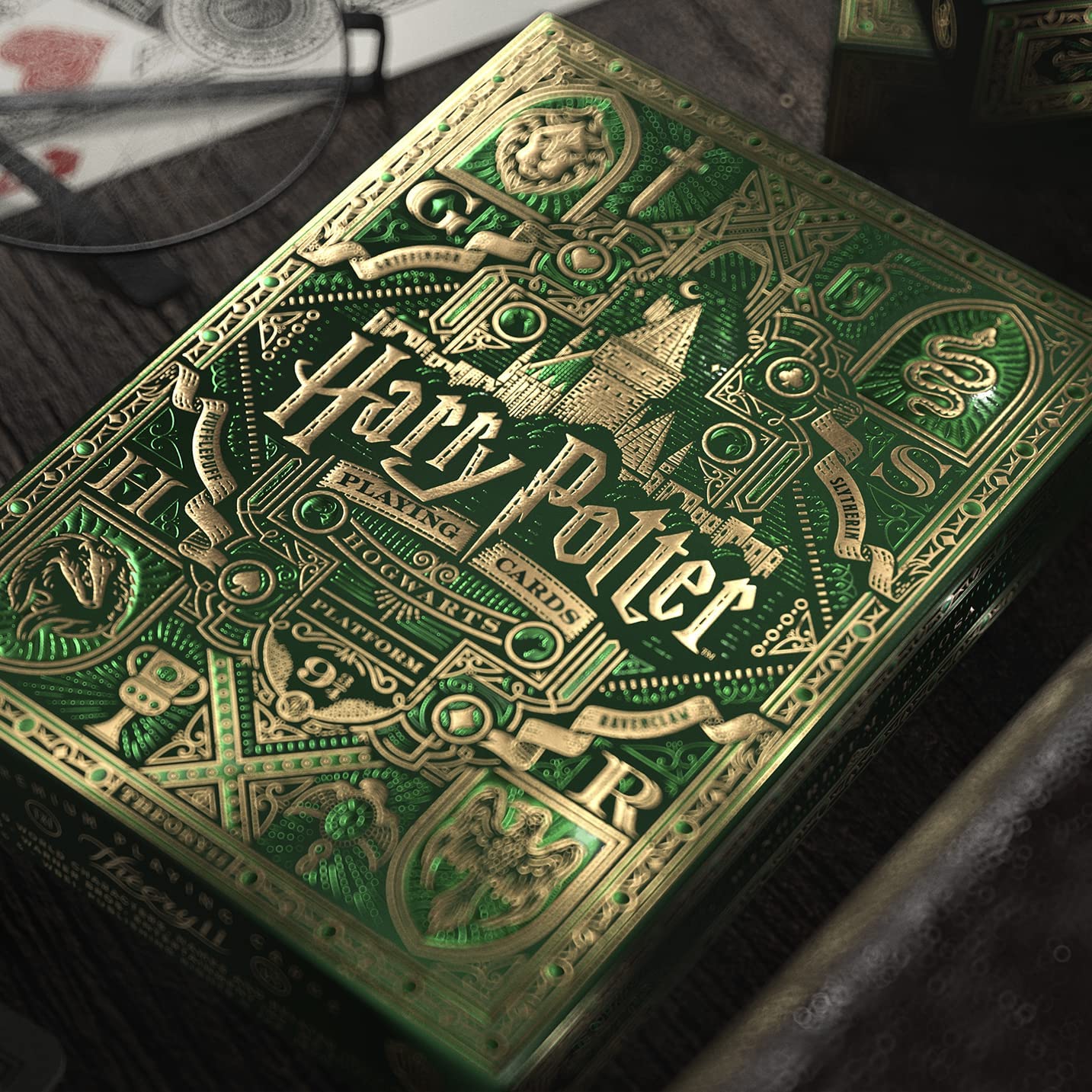 Bicycle Playing Cards - Theory-11 Harry Potter (Green Slytherin)