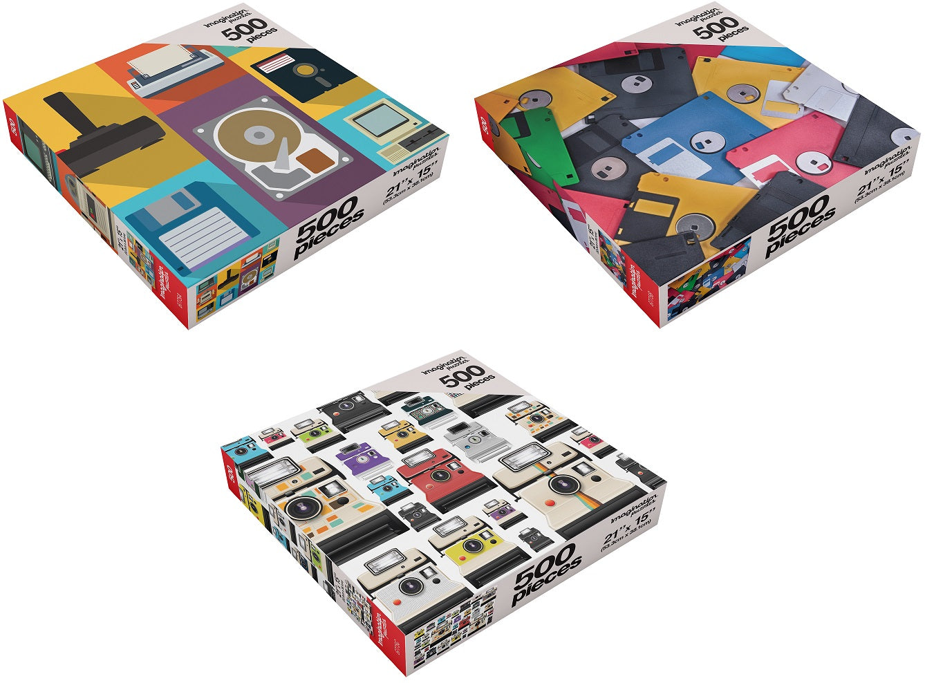 Retro Devices Puzzle Assortment