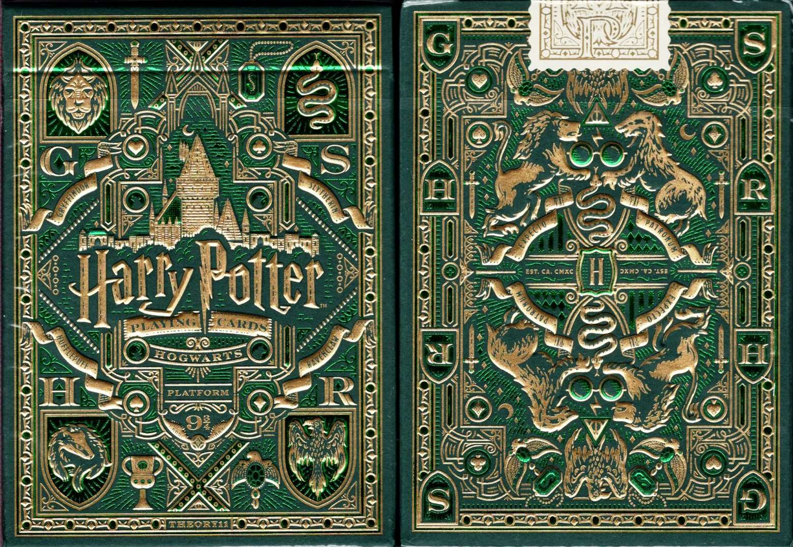 Bicycle Playing Cards - Theory-11 Harry Potter (Green Slytherin)