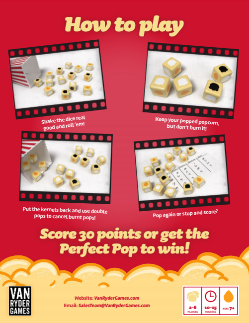 Popcorn Dice