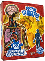 Puzzle - Genius Games - Dr Livingston Jr.: Human Body Floor Puzzle (100 Pieces)