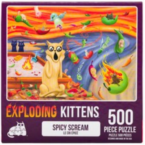 Puzzle - Exploding Kittens - Spicy Scream (500 Pieces)