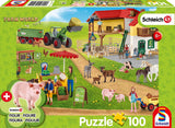 Puzzle - Schmidt Spiele - Farm World (100 Pieces)