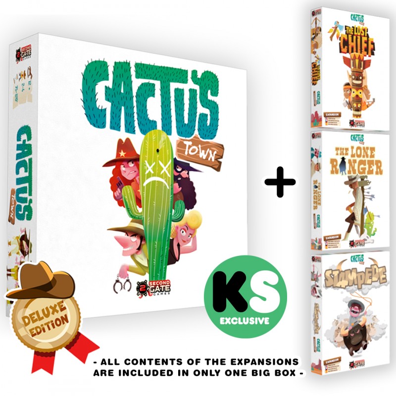 Cactus Town (Kickstarter SHERIFF Deluxe Edition + 3 EXPANSIONS)