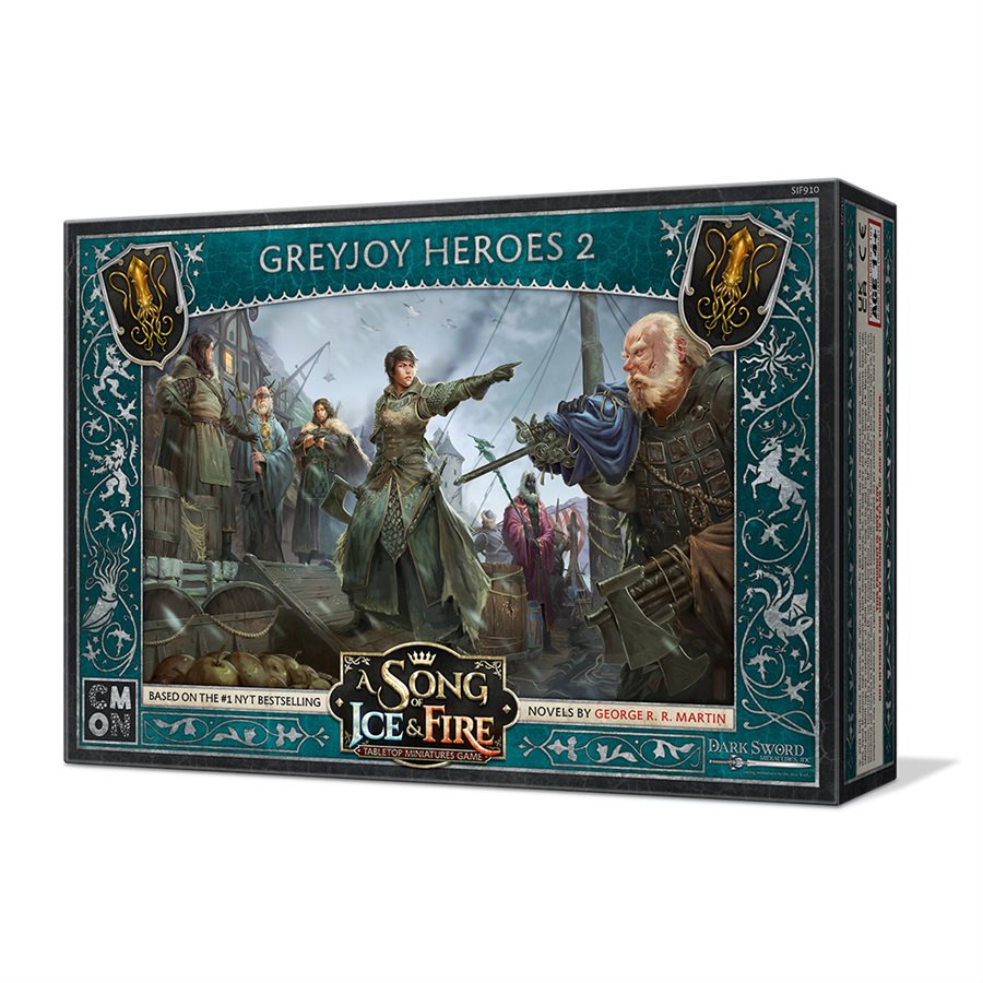 A Song of Ice & Fire: Tabletop Miniatures Game – Greyjoy Heroes 2