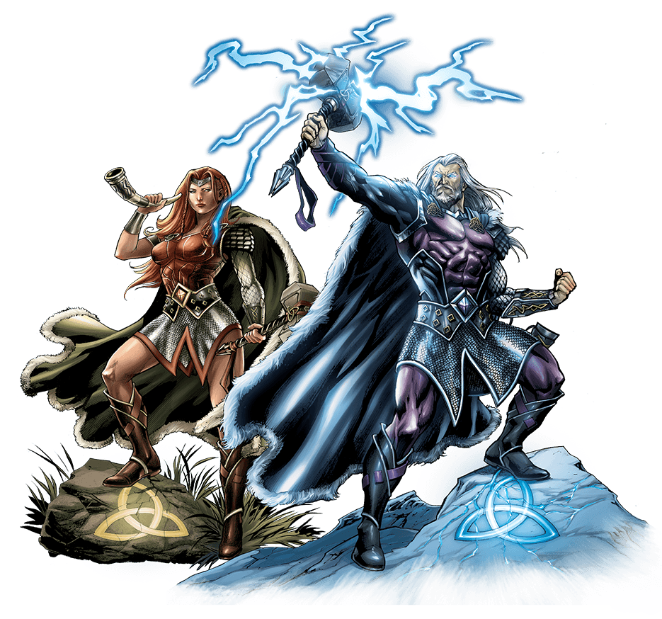 Sword & Sorcery: Hero Pack – Thane/Skald (Sigrid/Sigurd) Special Hero Pack