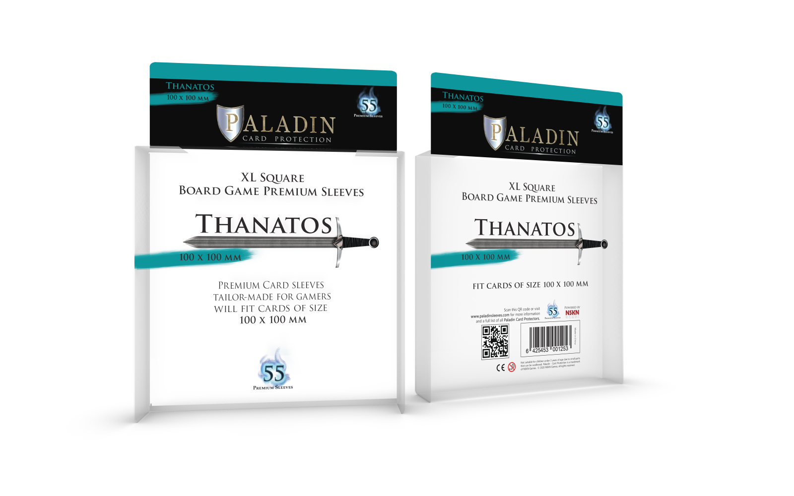 Paladin Card Protection - Thanatos (100 mm x 100 mm, Premium Extra Large Square)