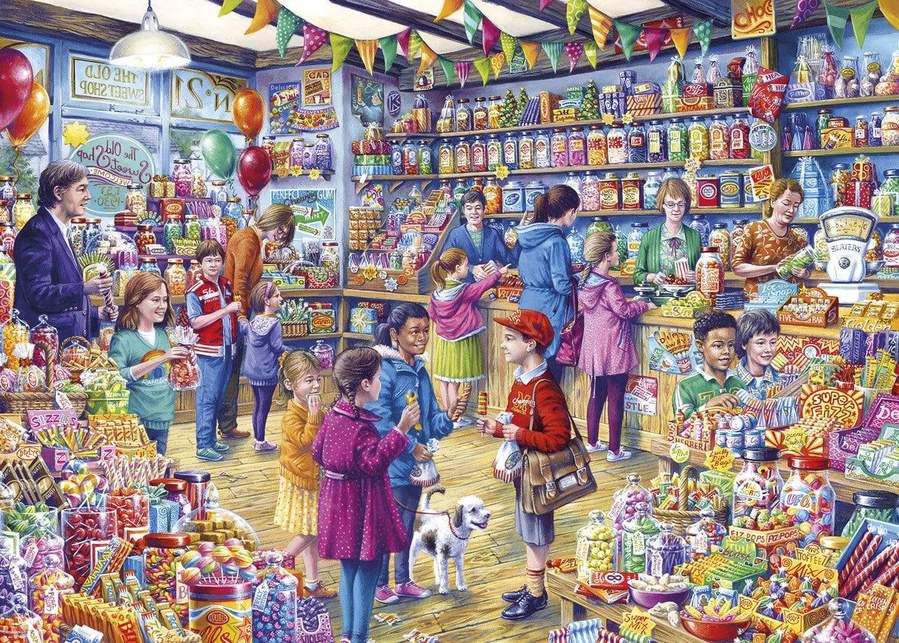 Puzzle - Gibsons - The Old Sweet Shop (500XL Pieces)