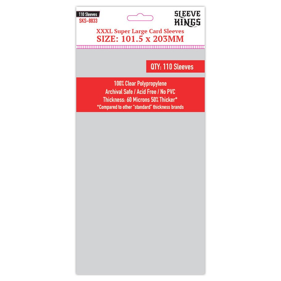 Sleeve Kings - XXXL Super Large Sleeves (110 pack)