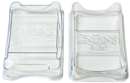 Zen Bins - Quick Draw Card Holder - Mini Euro (Clear)